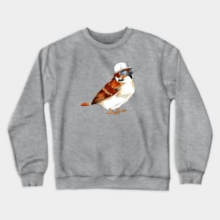 Worker Male House Sparrow Crewneck Sweatshirt